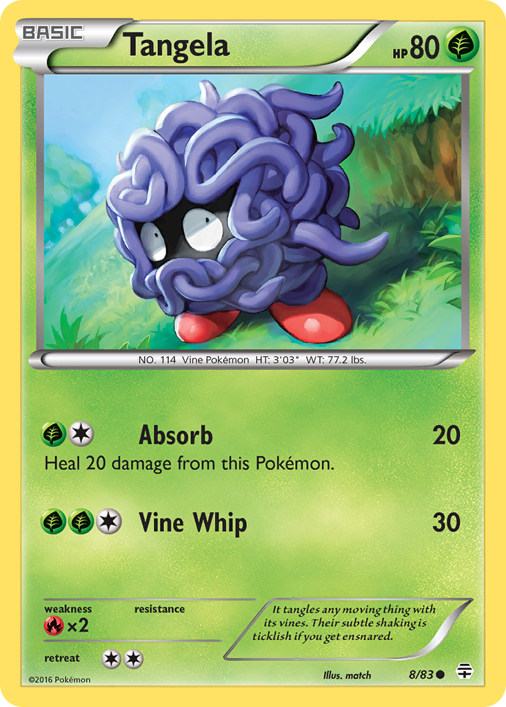 Tangela (8/83) [XY: Generations] | Gear Gaming Fayetteville