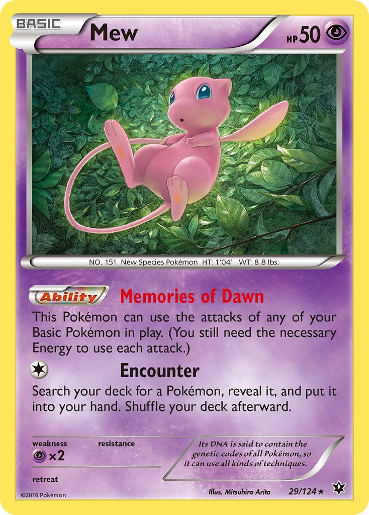 Mew (29/124) [XY: Fates Collide] | Gear Gaming Fayetteville