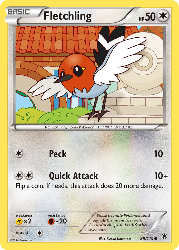 Fletchling (89/119) [XY: Phantom Forces] | Gear Gaming Fayetteville