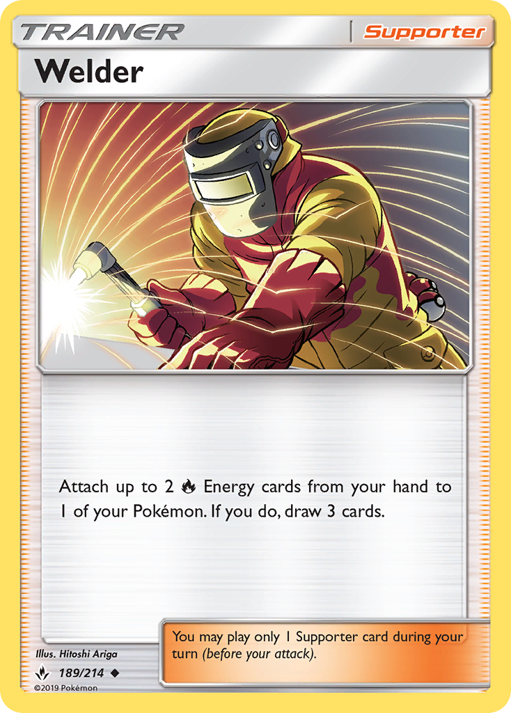Welder (189/214) [Sun & Moon: Unbroken Bonds] | Gear Gaming Fayetteville