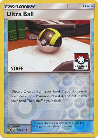 Ultra Ball (68a/73) (League Promo Staff) [Sun & Moon: Shining Legends] | Gear Gaming Fayetteville