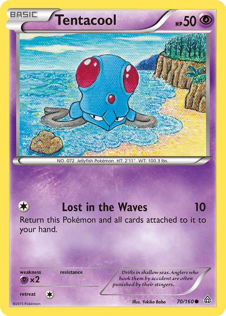 Tentacool (70/160) [XY: Primal Clash] | Gear Gaming Fayetteville