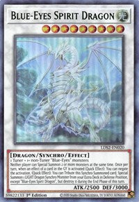 Blue-Eyes Spirit Dragon (Green) [LDS2-EN020] Ultra Rare | Gear Gaming Fayetteville