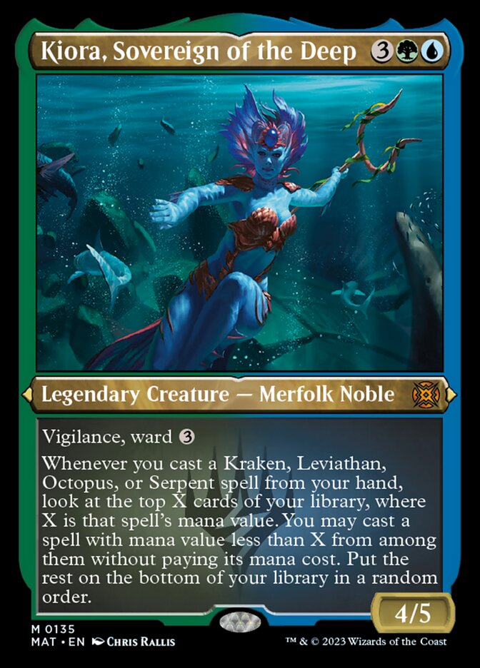 Kiora, Sovereign of the Deep (Foil Etched) [March of the Machine: The Aftermath] | Gear Gaming Fayetteville