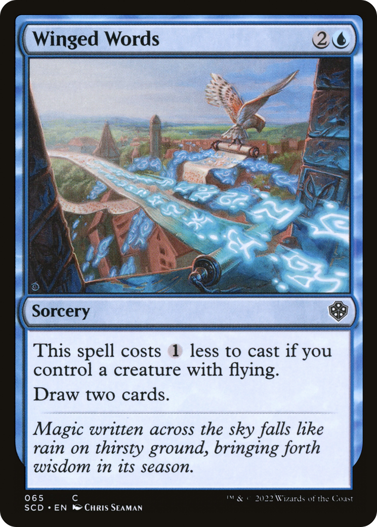 Winged Words [Starter Commander Decks] | Gear Gaming Fayetteville