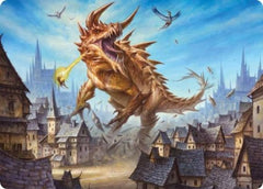 Tarrasque Art Card [Dungeons & Dragons: Adventures in the Forgotten Realms Art Series] | Gear Gaming Fayetteville