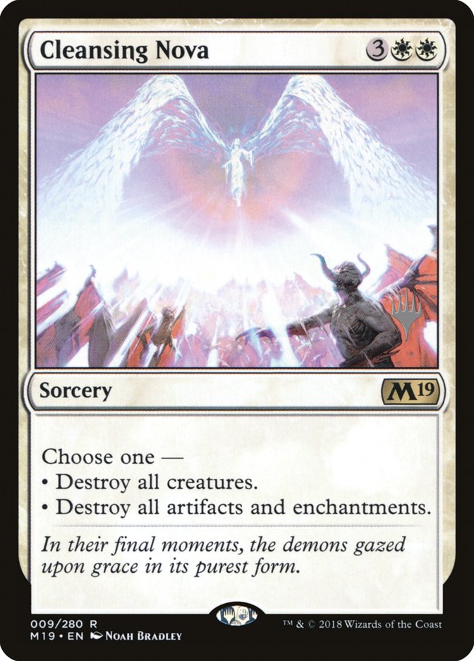 Cleansing Nova (Promo Pack) [Core Set 2019 Promos] | Gear Gaming Fayetteville