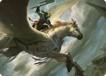 Cleaving Skyrider Art Card [Dominaria United Art Series] | Gear Gaming Fayetteville