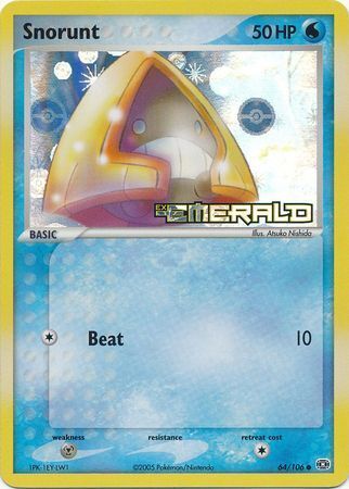 Snorunt (64/106) (Stamped) [EX: Emerald] | Gear Gaming Fayetteville