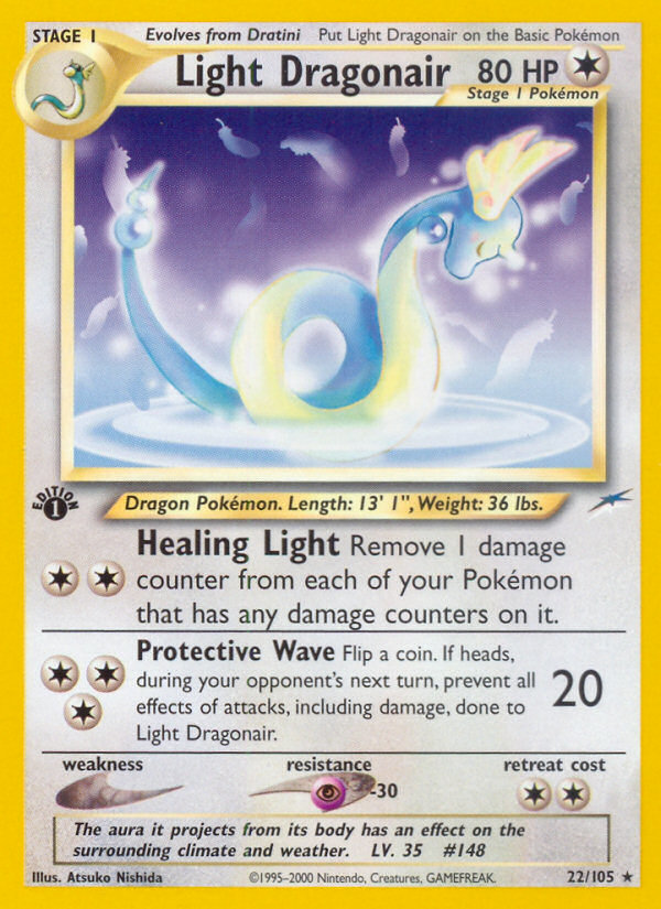 Light Dragonair (22/105) [Neo Destiny 1st Edition] | Gear Gaming Fayetteville