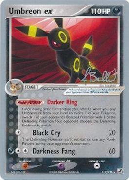 Umbreon ex (112/115) (Eeveelutions - Jimmy Ballard) [World Championships 2006] | Gear Gaming Fayetteville