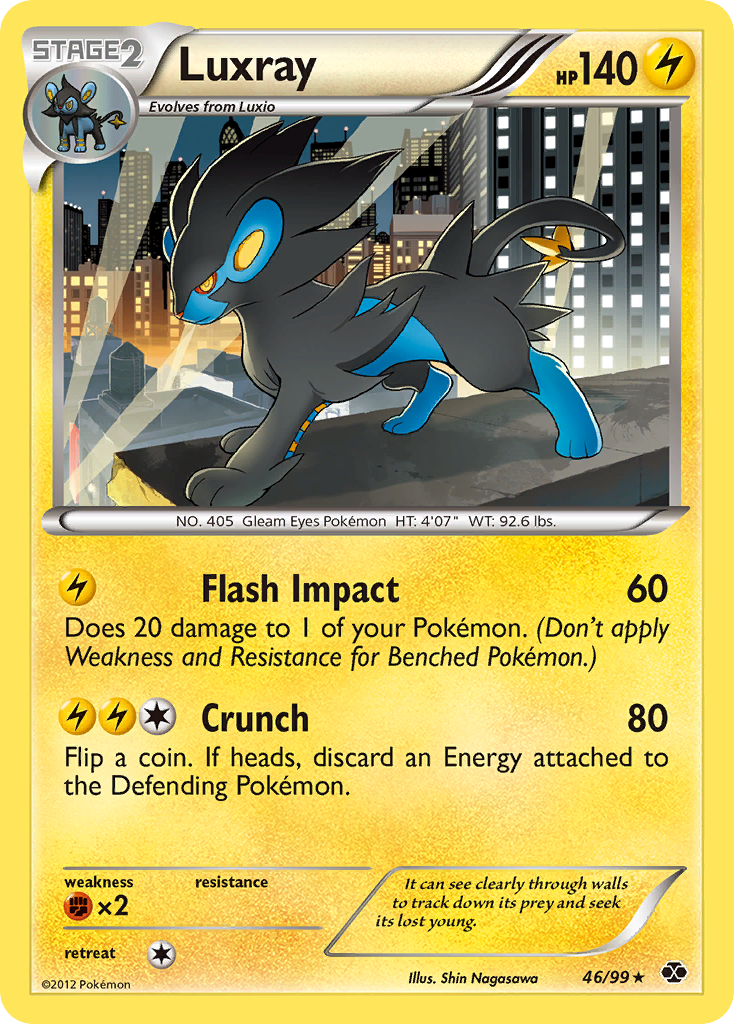 Luxray (46/99) [Black & White: Next Destinies] | Gear Gaming Fayetteville