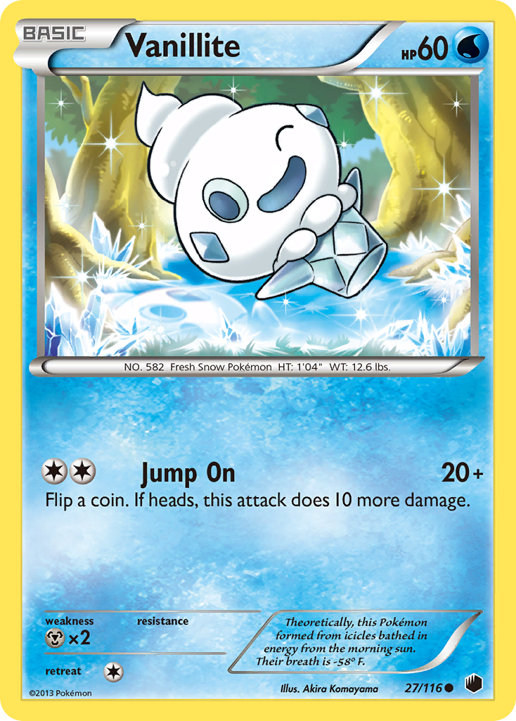 Vanillite (27/116) [Black & White: Plasma Freeze] | Gear Gaming Fayetteville