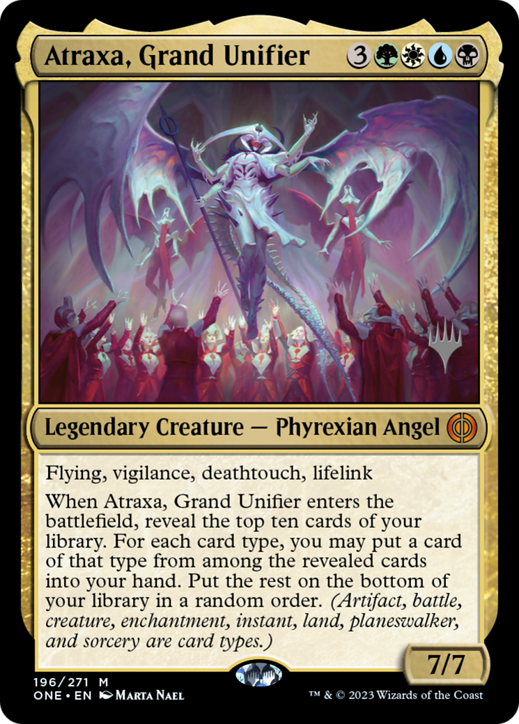 Atraxa, Grand Unifier (Promo Pack) [Phyrexia: All Will Be One Promos] | Gear Gaming Fayetteville