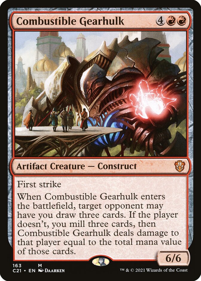 Combustible Gearhulk [Commander 2021] | Gear Gaming Fayetteville