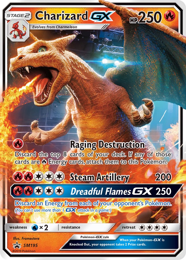 Charizard GX (SM195) [Sun & Moon: Black Star Promos] | Gear Gaming Fayetteville