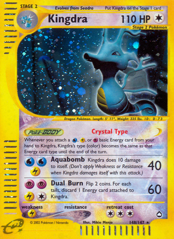 Kingdra (148/147) [Aquapolis] | Gear Gaming Fayetteville