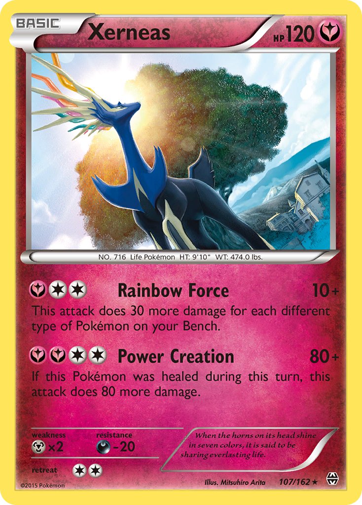 Xerneas (107/162) (Theme Deck Exclusive) [XY: BREAKthrough] | Gear Gaming Fayetteville