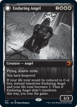 Enduring Angel // Angelic Enforcer [Innistrad: Double Feature] | Gear Gaming Fayetteville