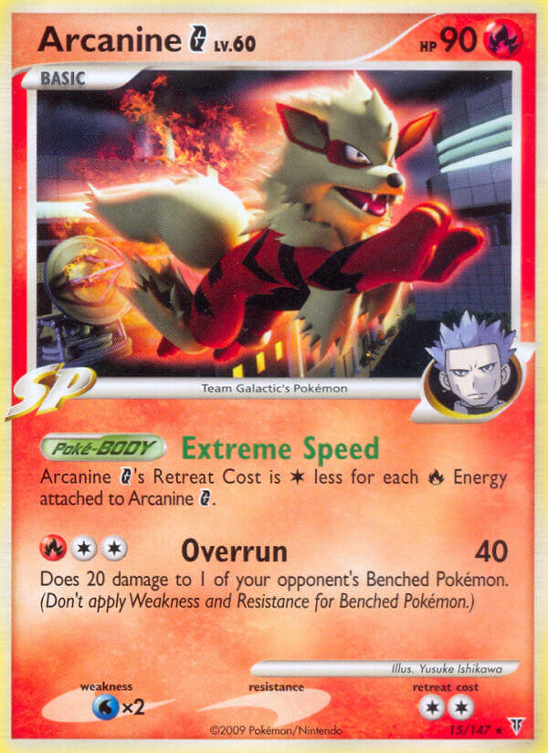 Arcanine G (15/147) (Theme Deck Exclusive) [Platinum: Supreme Victors] | Gear Gaming Fayetteville