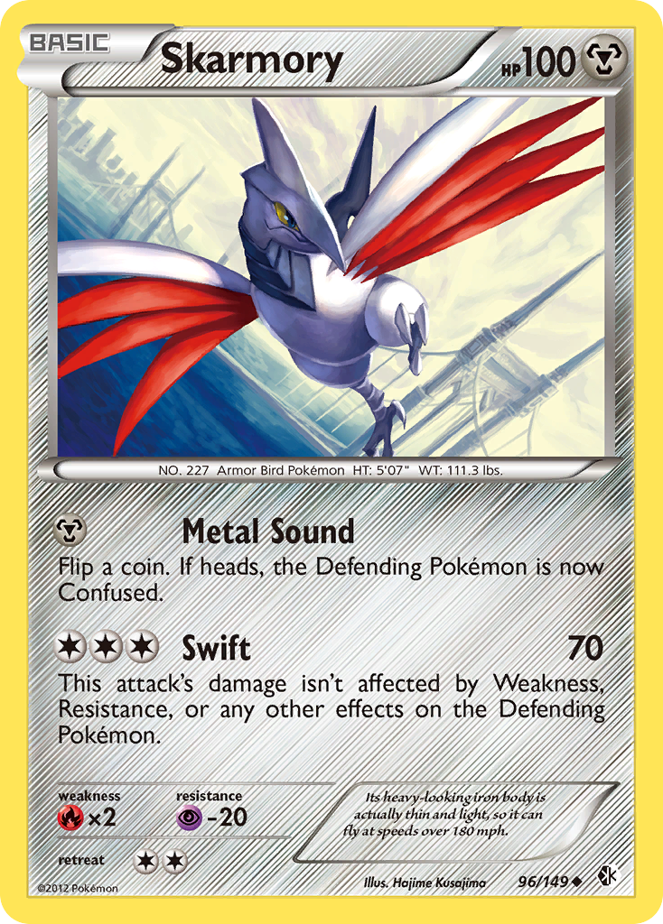 Skarmory (96/149) [Black & White: Boundaries Crossed] | Gear Gaming Fayetteville