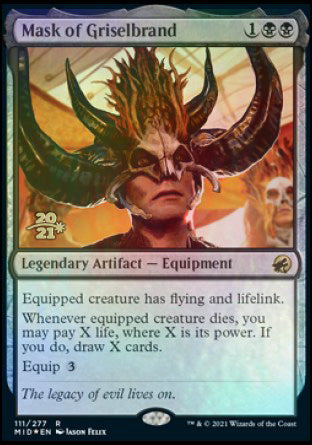 Mask of Griselbrand [Innistrad: Midnight Hunt Prerelease Promos] | Gear Gaming Fayetteville