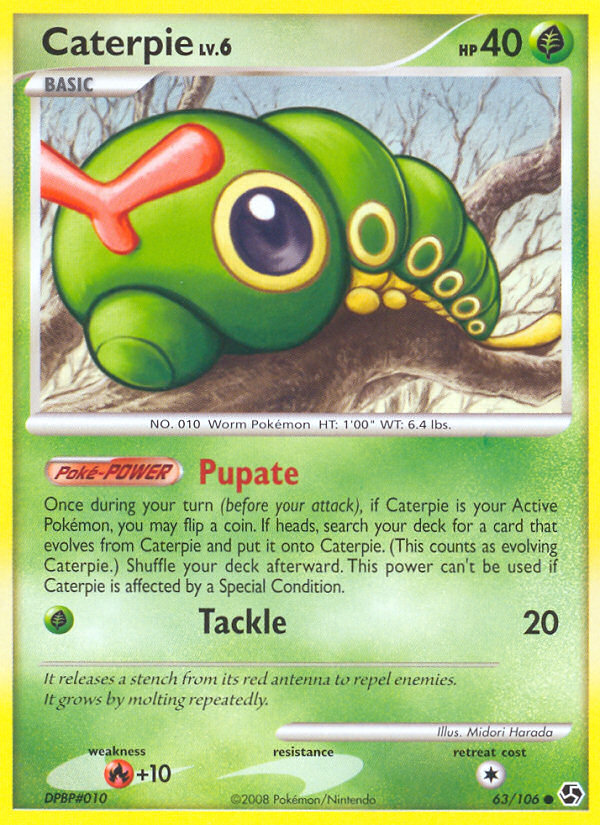 Caterpie (63/106) [Diamond & Pearl: Great Encounters] | Gear Gaming Fayetteville