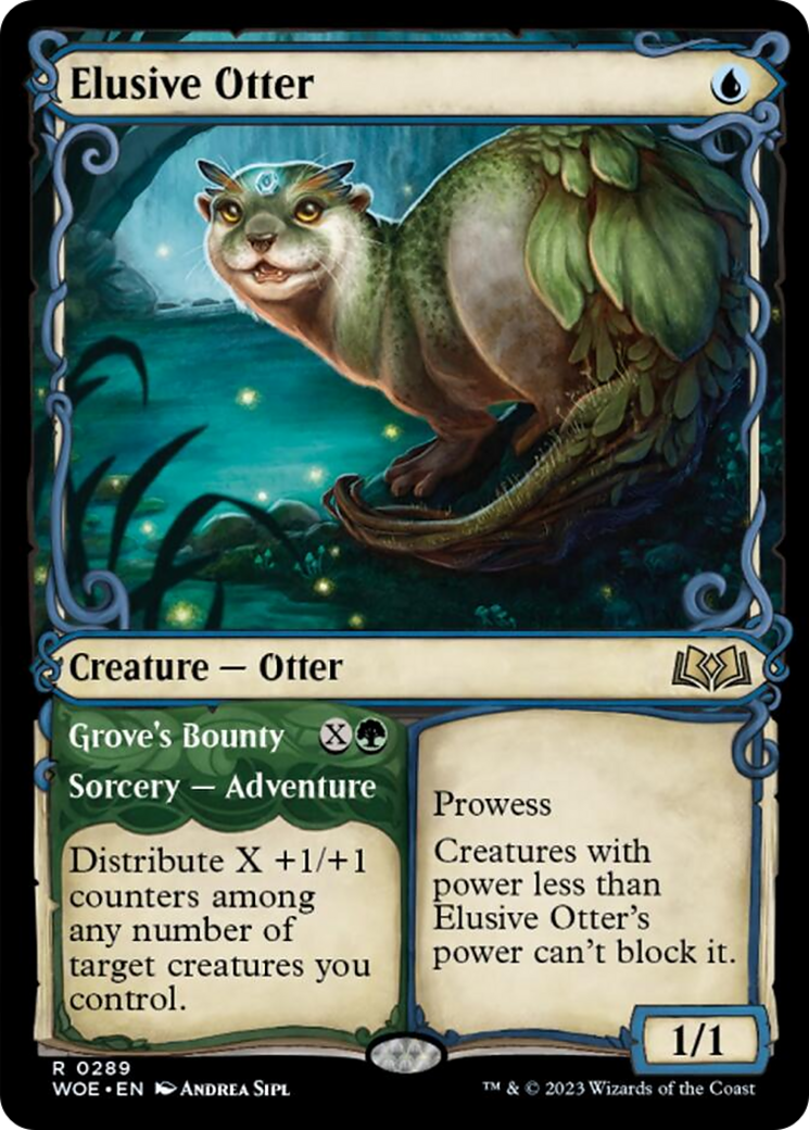 Elusive Otter // Grove's Bounty (Showcase) [Wilds of Eldraine] | Gear Gaming Fayetteville