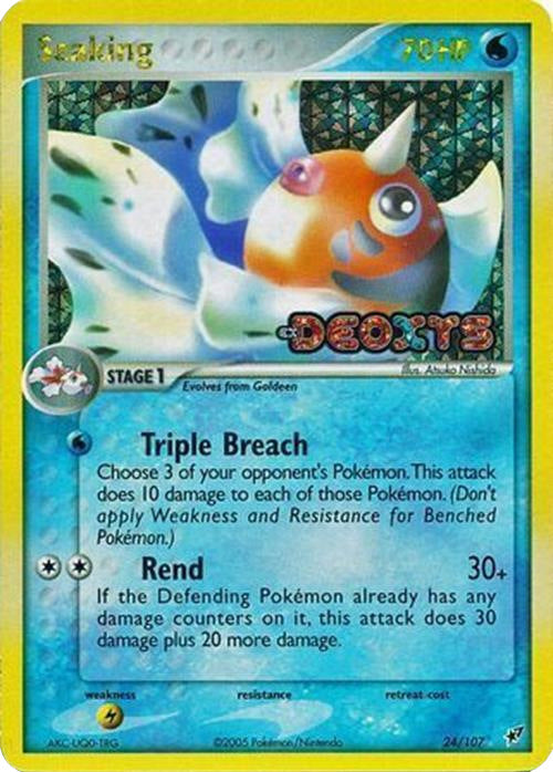 Seaking (24/107) (Stamped) [EX: Deoxys] | Gear Gaming Fayetteville