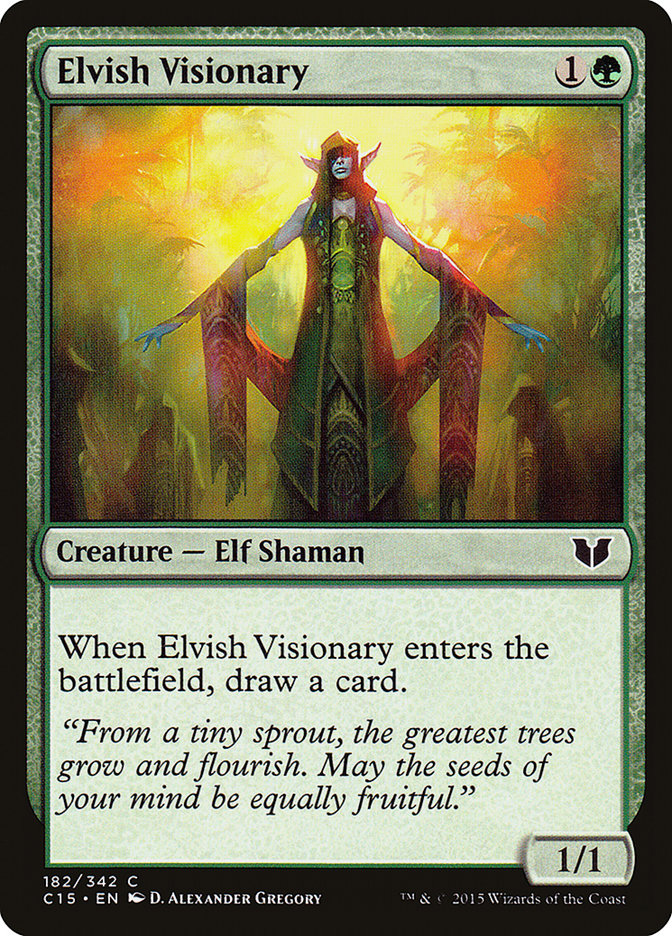 Elvish Visionary [Commander 2015] | Gear Gaming Fayetteville