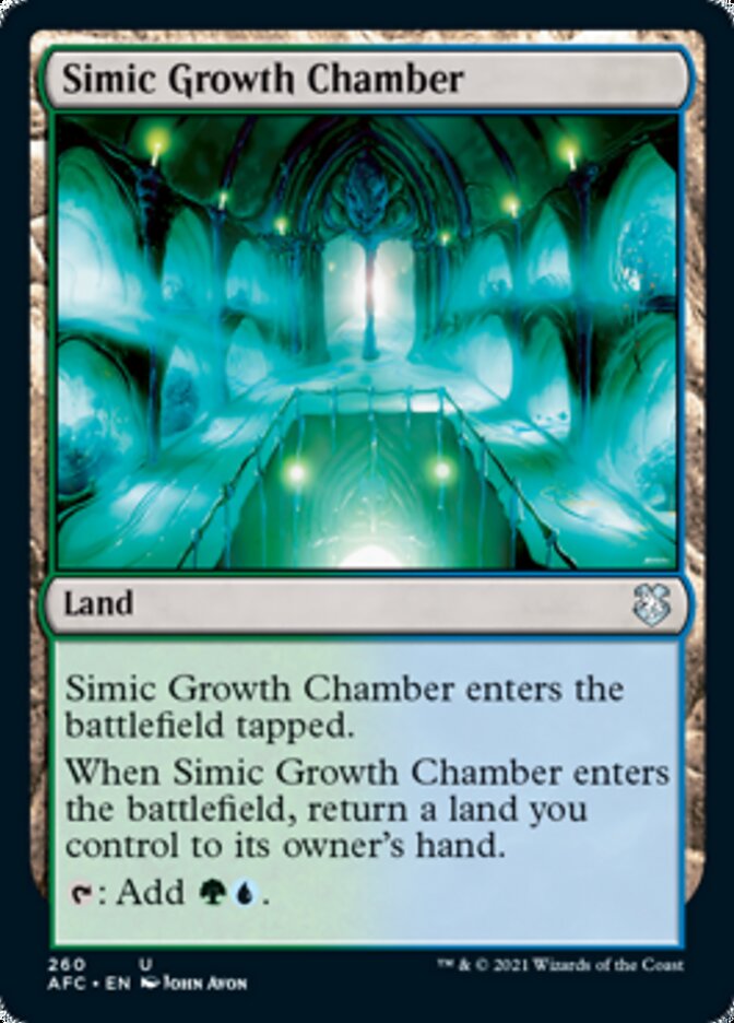 Simic Growth Chamber [Dungeons & Dragons: Adventures in the Forgotten Realms Commander] | Gear Gaming Fayetteville