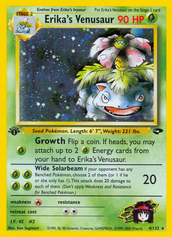 Erika's Venusaur (4/132) [Gym Challenge 1st Edition] | Gear Gaming Fayetteville