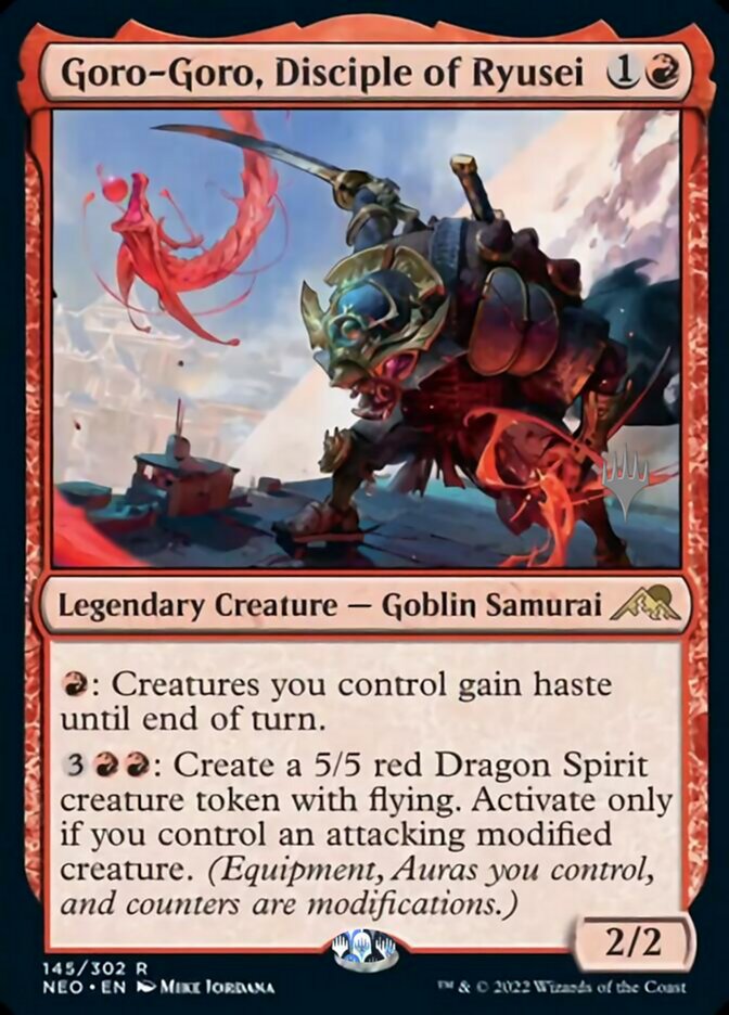 Goro-Goro, Disciple of Ryusei (Promo Pack) [Kamigawa: Neon Dynasty Promos] | Gear Gaming Fayetteville