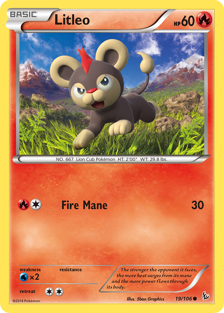 Litleo (19/106) [XY: Flashfire] | Gear Gaming Fayetteville