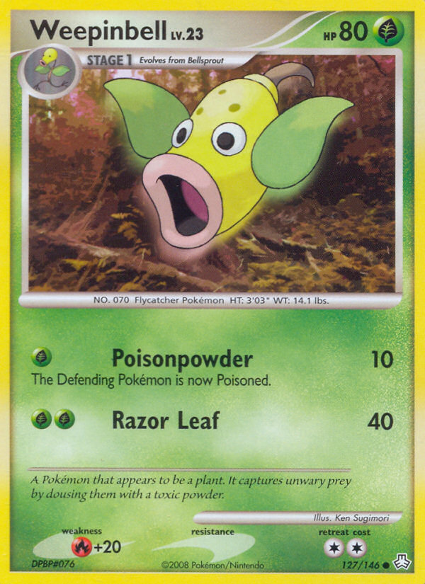 Weepinbell (127/146) [Diamond & Pearl: Legends Awakened] | Gear Gaming Fayetteville