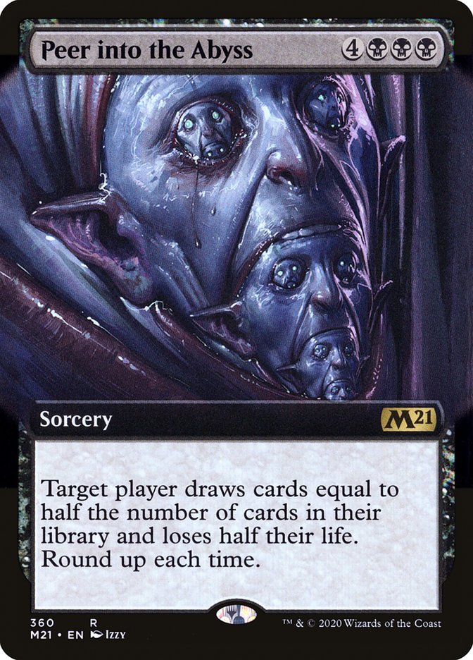 Peer into the Abyss (Extended Art) [Core Set 2021] | Gear Gaming Fayetteville