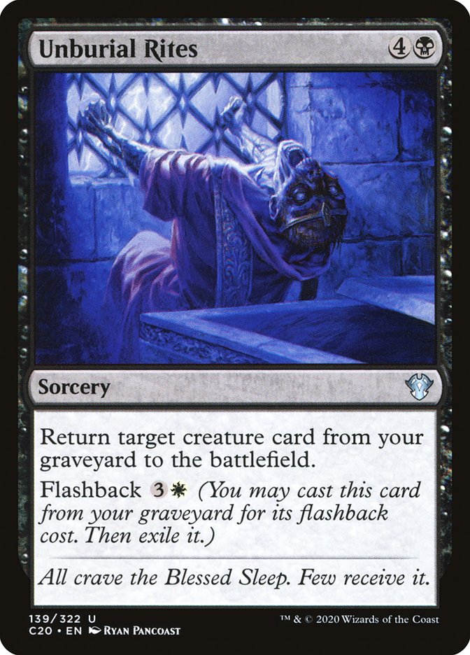 Unburial Rites [Commander 2020] | Gear Gaming Fayetteville