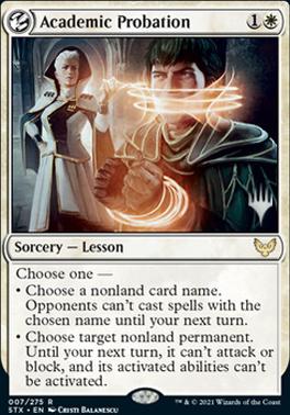 Academic Probation (Promo Pack) [Strixhaven: School of Mages Promos] | Gear Gaming Fayetteville