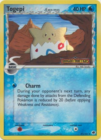 Togepi (41/101) (Delta Species) (Stamped) [EX: Dragon Frontiers] | Gear Gaming Fayetteville