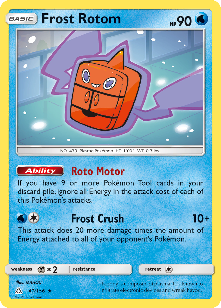 Frost Rotom (41/156) [Sun & Moon: Ultra Prism] | Gear Gaming Fayetteville