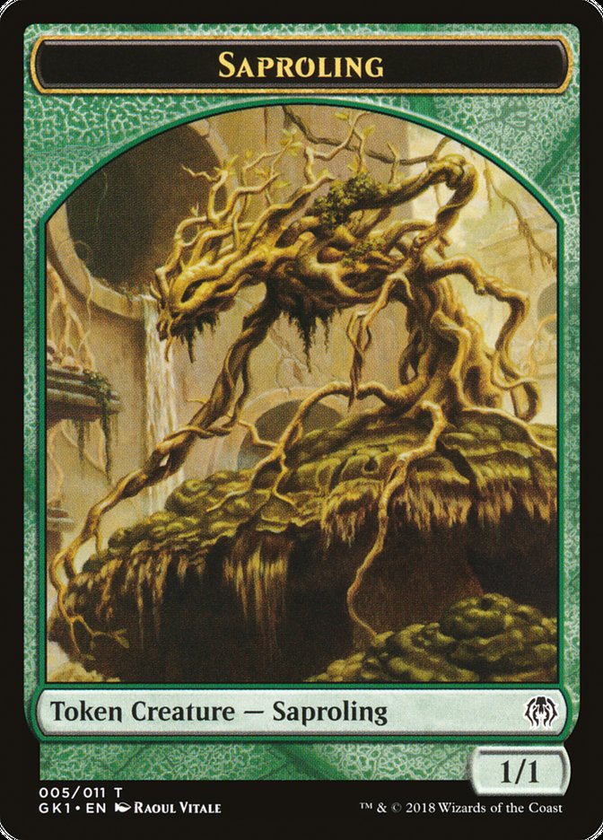 Saproling // Insect Double-Sided Token [Guilds of Ravnica Guild Kit Tokens] | Gear Gaming Fayetteville