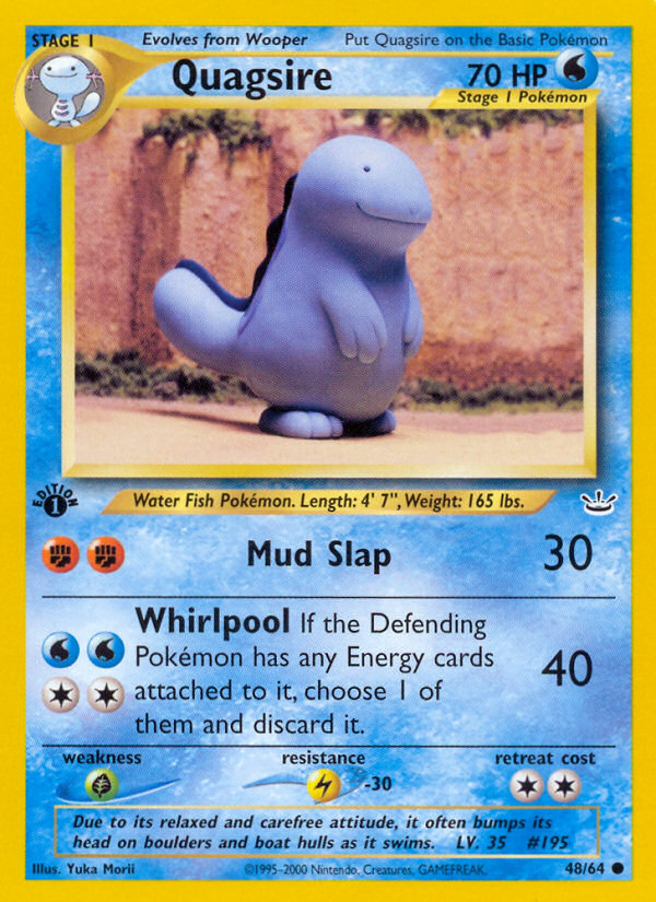 Quagsire (48/64) [Neo Revelation 1st Edition] | Gear Gaming Fayetteville