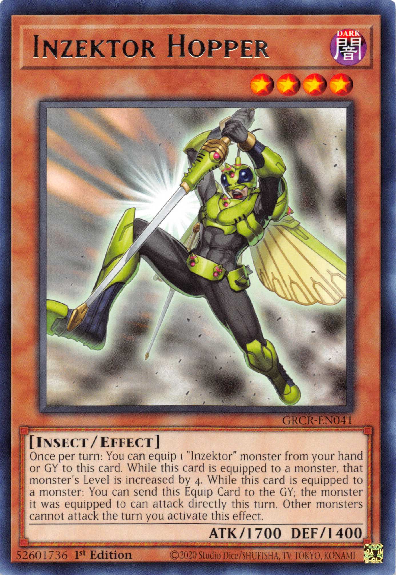 Inzektor Hopper [GRCR-EN041] Rare | Gear Gaming Fayetteville