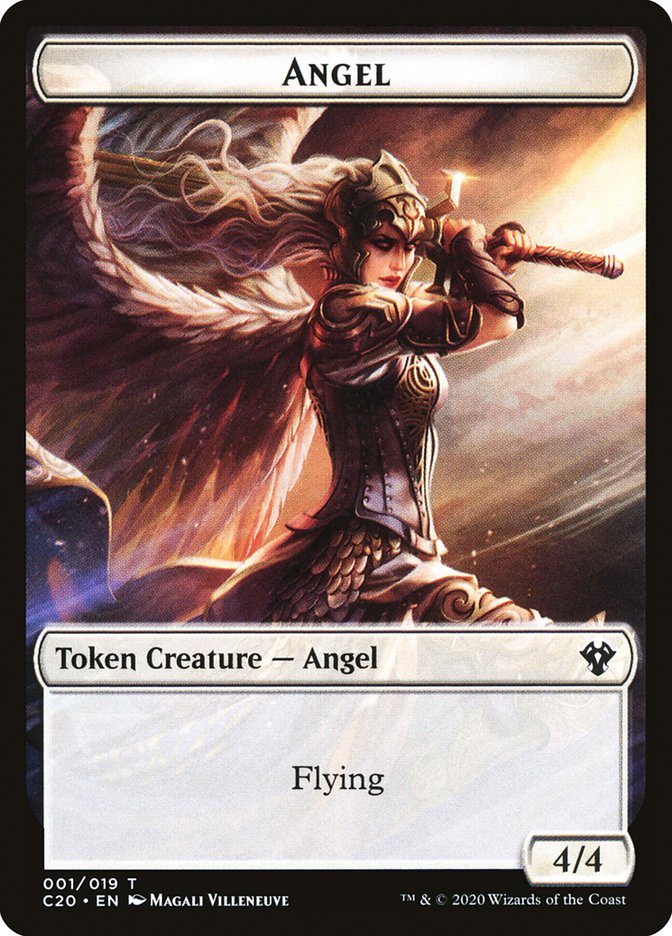 Angel Token [Commander 2020 Tokens] | Gear Gaming Fayetteville