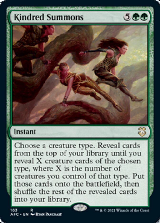 Kindred Summons [Dungeons & Dragons: Adventures in the Forgotten Realms Commander] | Gear Gaming Fayetteville