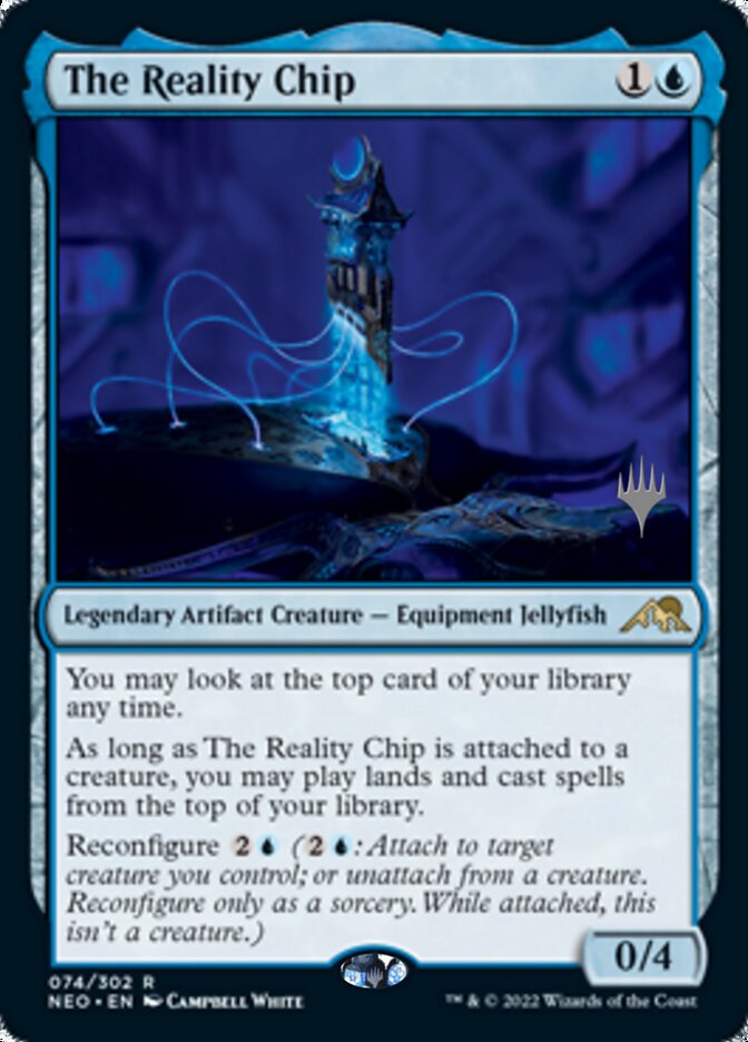 The Reality Chip (Promo Pack) [Kamigawa: Neon Dynasty Promos] | Gear Gaming Fayetteville