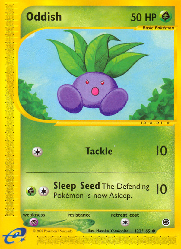 Oddish (122/165) [Expedition: Base Set] | Gear Gaming Fayetteville