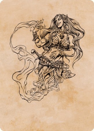 Djinni Windseer (Showcase) Art Card [Dungeons & Dragons: Adventures in the Forgotten Realms Art Series] | Gear Gaming Fayetteville