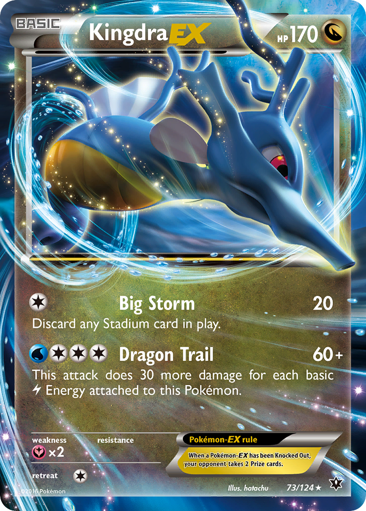 Kingdra EX (73/124) [XY: Fates Collide] | Gear Gaming Fayetteville