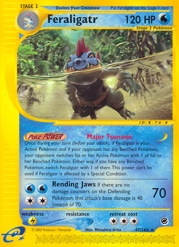 Feraligatr (47/165) [Expedition: Base Set] | Gear Gaming Fayetteville